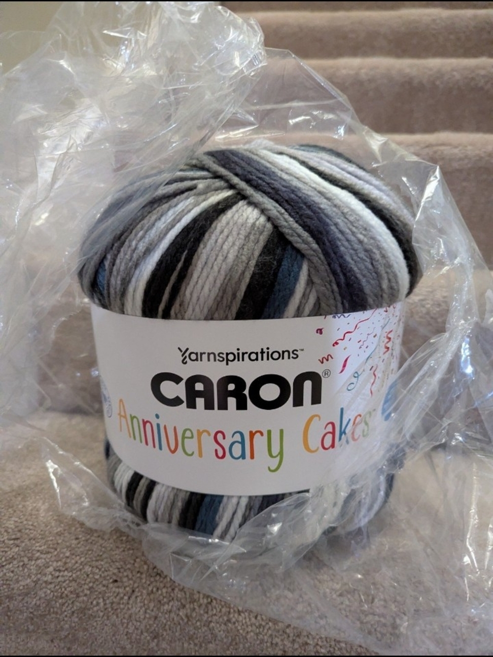 Caron Anniversary Cakes Yarn PEBBLED PATH  Super Bulky, 1061 Yards 35.3 oz
